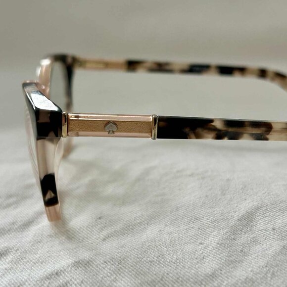 Kate Spade Johanna Blush Tortoise Cat Eye Eyeglass Frames With Case - Picture 4 of 11